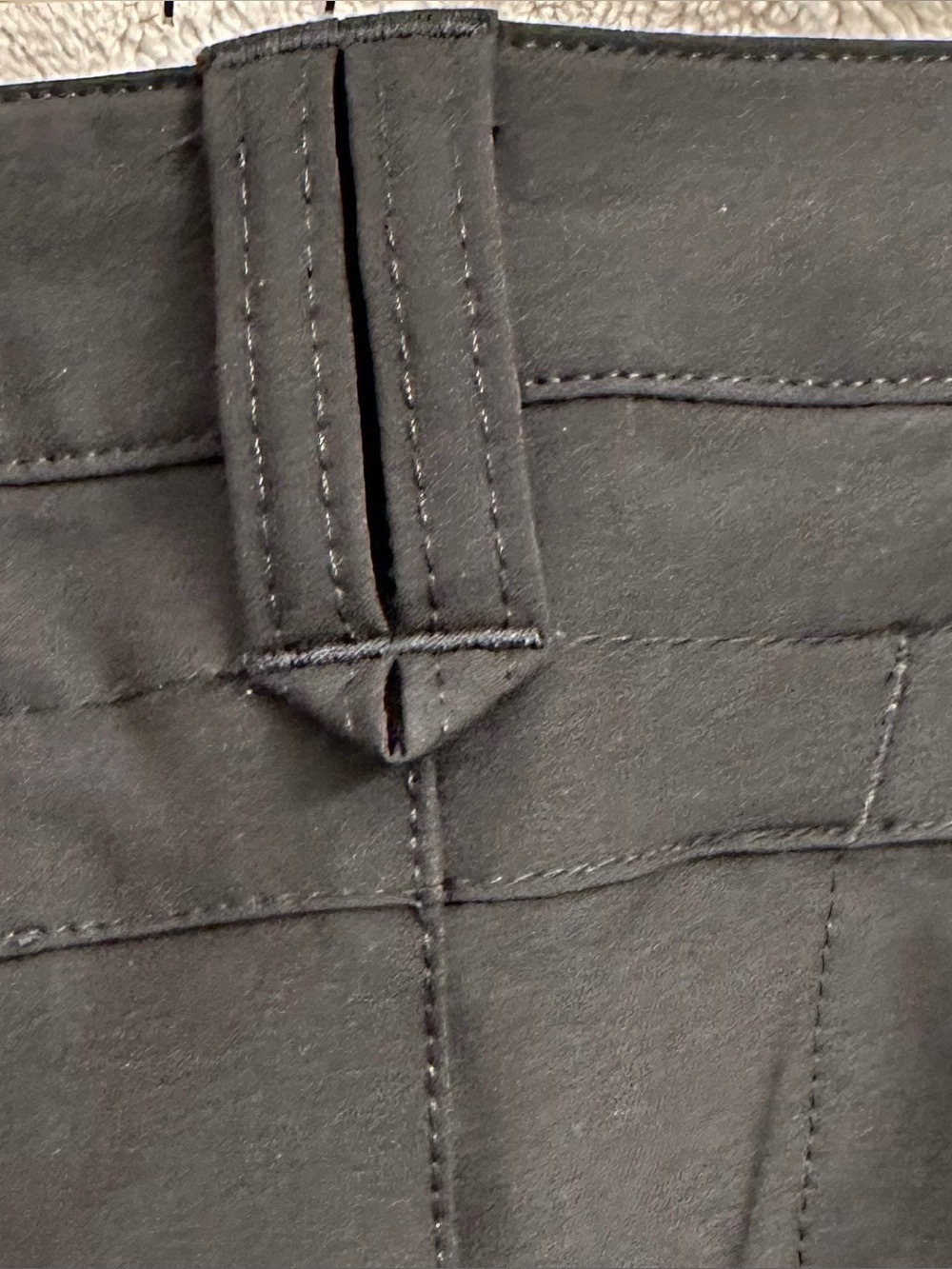 Eddie Bauer Ruched Capri Lightweight Black Pants - Picture 11 of 14